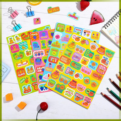 750 Pcs Scented Smelly Reward Stickers for Kids Classroom, Motivational Scratch