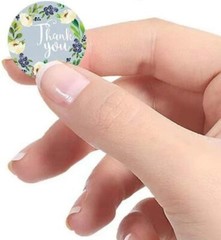 500Pcs 1/1.5″ Thank You Stickers Thank You For Supporting Small Business Labels