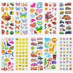 500+ 3D Puffy Stickers for Toddlers Kids Reward Crafts Scrapbooking Boys Girls