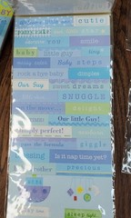 K Company Jolee’s Boutique It’s A Boy! Baby Shower Theme Scrapbook Sticker Lot