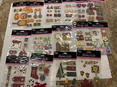 Provo Craft Stand-Outs 3D Seasonal Theme Lot (15) Fast Ship!