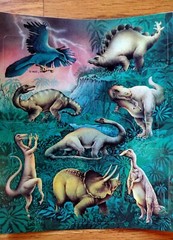 American Greetings Dinosaur Stickers Vintage, excellent condition