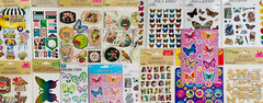 455+ Sticker Themes: Butterfly Summer Flower Cats Birds Island Tropical Sea Life