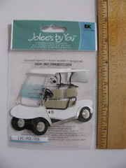 Jolee’s by You Dimensional Stickers GOLF CART 1 Piece NIP