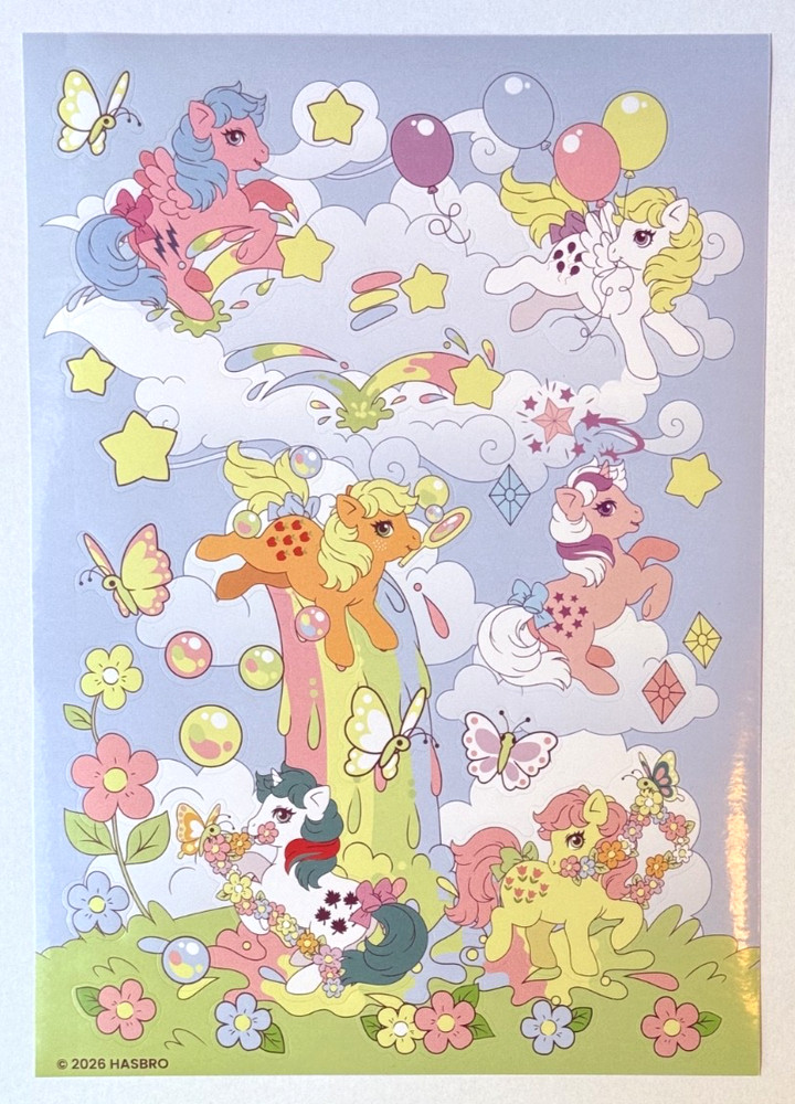 My Little Pony – MLP – Sticker Sheet – HASBRO – Scrapbook Planner – Friendship
