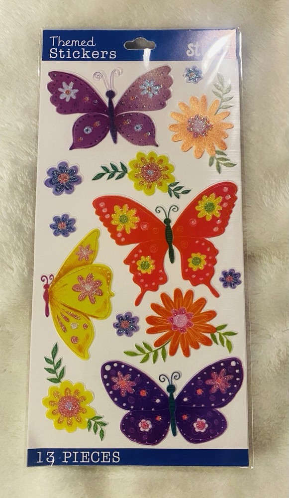 Sticko – Themed Stickers – Paper Butterflies – 13 pcs