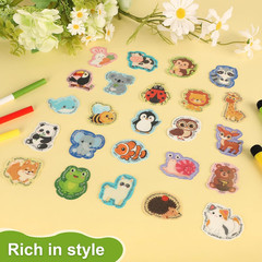 48 Pcs Animal Stickers Motivational Cute Animals Reward Stickers Cute Sticker fo