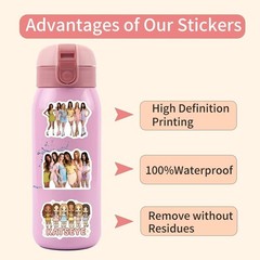 120Pcs Katseye Stickers, Waterproof Vinyl Stickers for