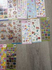 Hallmark Y2K 2000s Sticker Lot 59 Sheets Vintage Mostly New