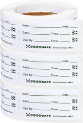 750 Pieces Food Labels for Catering Food Date Storage Labels 1 X 2 Inch Removabl