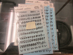 Letraset Press N Go Press On Model HO S O G Gauge More letter 46 sheet Lot
