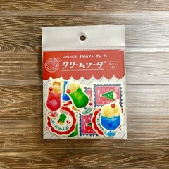 Furukawashiko Sticker Flakes – Ramune Cream Soda Kawaii Cafe, 20 Pcs
