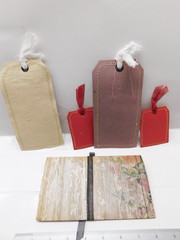Junk Journal Ephemera Tag Set Handmade Journals Scrapbooking Diary Vtg Style D