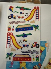 Sticker Lot Reward 1990s Y2K Pooh Looney Tunes Soccer Assorted Tigger