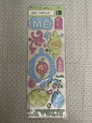 Frame And Quote Stickers Lot Of 5 Scrapbooking