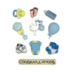 Buttons Galore 50+ Assorted BABY Theme Buttons for Sewing & Crafts