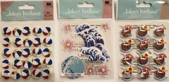 JOLEE’S BOUTIQUE K&Co Momenta Lot Of 10 Scrapbooking Stickers BEACH OCEAN