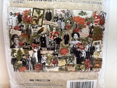 Tim Holtz idea-ology Christmas Layers & Paper Dolls 2024 82 Pieces Ephemera New!