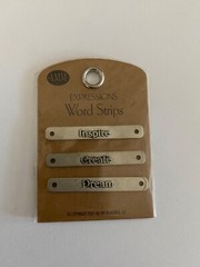 All My Memories Expressions Word Strips, Zipper Pulls and Word Charms – You Pick