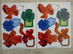 Vtg Current Inc Christmas Sticker Sheet Lot 8.5×11 (21) Full Sheets(14) Partial