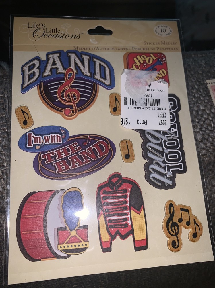 Life’s Little Occasions «Band» Drum Uniform School Spirit Music Notes Band Stick