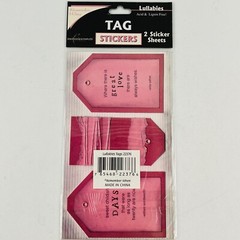 Remember When Lullabies Tags Tag Stickers 2 Sticker Sheets Scrapbook #22376