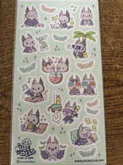 Stickii Club Bats Stickers Sheet By La Nube De Ideas