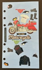 Stickopotamus POLICE & MOTORCYCLE Binder Stickers FREE SHIP *** PARTIAL SHEETS