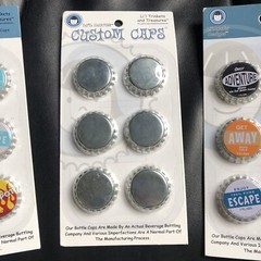 Li’l Davis Designs Bottle Caps, Travel Bottle Caps & Custom Bottle Caps-Lot Of 3
