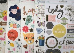 Amy Tangerine/Shimelle/Lizzy/Heidi Swapp/Pebbles Stickers~U PICK~CUTE Qk Ship!