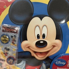 Disney Mickey Mouse & Friends Scrapbook Kit Stickers and Disney Paper New