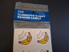 Vintage Stickers CTP Scratch And Sniff Sticker Pack Fruit Raspberry RARE NOS 80s