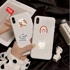 Christian Jesus Stickers 50PCS, Vinyl Waterproof Boho Aesthetic Bible Stickers f