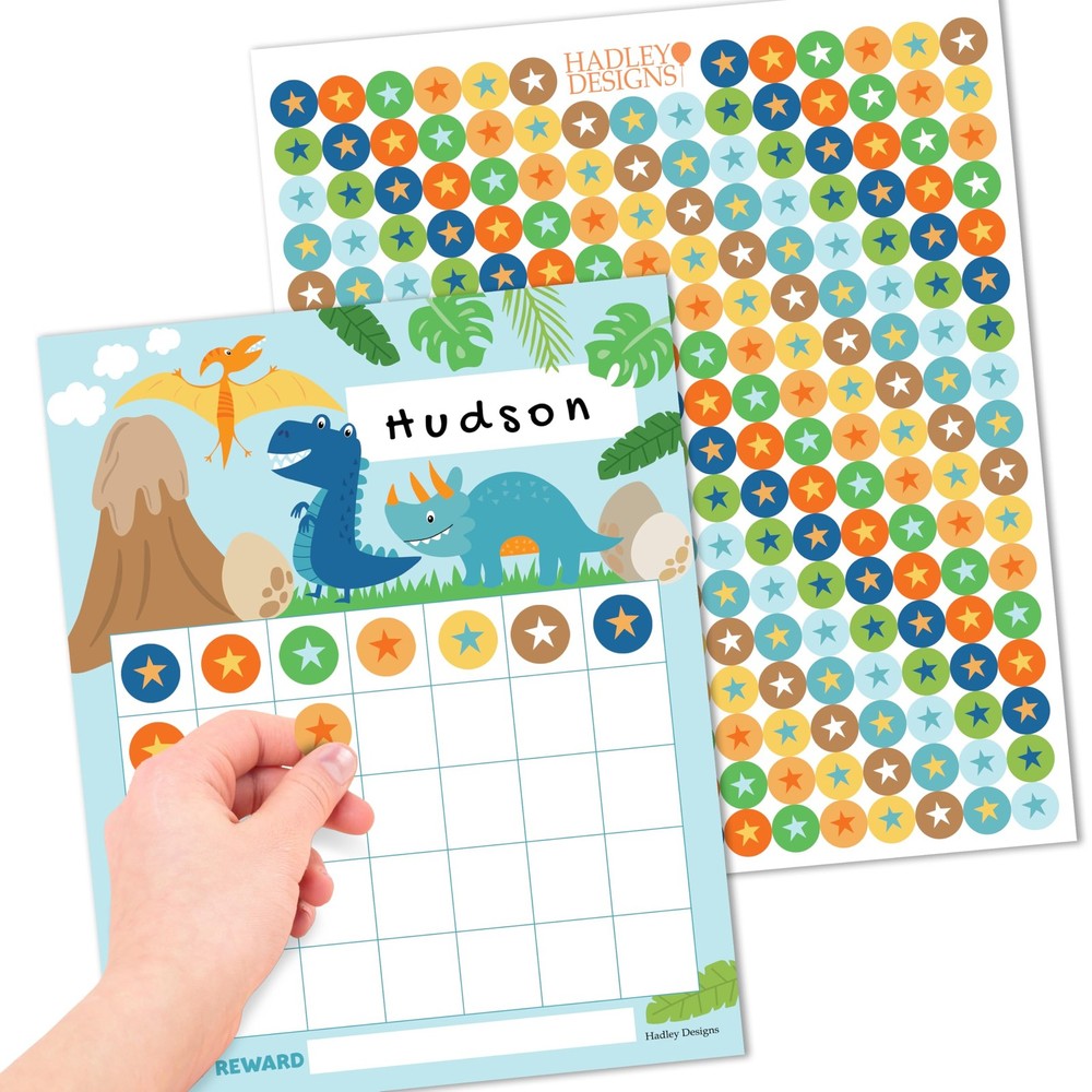 Sticker Chart for Kids Behavior at Home & Classroom – 25 Reward Chart for Kid…