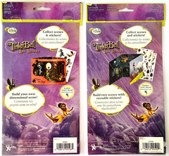 3 TinkerBell Disney Fairies Play Scenes Disney Xpress Resusable Stickers 2 Packs