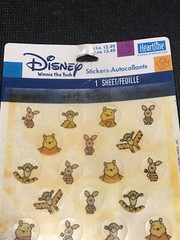 VINTAGE Hallmark DISNEY Sticker Lot – WINNIE THE POOH – TIGGER – EEYORE PIGLET