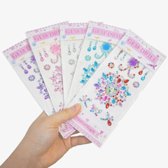 5 Sheets Jewels Stickers Self-Adhesive Craft Jewels and Gems Assorted Size Cryst
