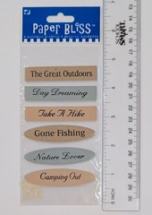 The Great Outdoors Camping Fishing Nature Scrapbooking Stickers By Paper Bliss