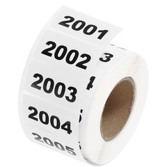 1 Roll Inventory Number Sticker 1.6×0.8″ 2001-3000 Consecutive Number Sticker