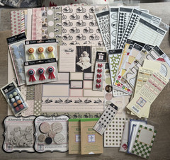 HUGE LOT of Jenni Bowlin Scrapbook Paper & Embellishments