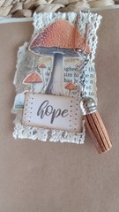 Handmade Junk Journal Travel Book Grunge Diary Memories Coffee Dyed Floral