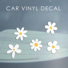 Set of 70, Little Daisies Stickers, Cute Flower Stickers, Laptop Stickers, Water