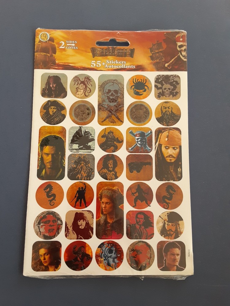 Sandylion Pirates of the Caribbean Stickers package