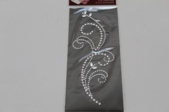 ZVA Creative Self- Adhesive Crystals – Swirls With Flowers CRB-04CB-101