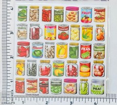 Violette Stickers Food Fun Cans & Jars Crafts Planner Supply Scrapbook