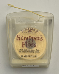 Scrapper’s Floss Karen Foster Design Acid Free Yellow Black and Blue