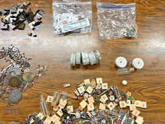 Huge Tim Holtz Lot Of Mixed Adornments,Metal, Embelishments
