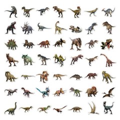 100pcs Jurassic Dinosaur Stickers for Kids Waterproof Vinyl Dino Stickers ..