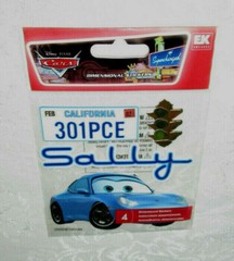 Disney PIXAR Cars SALLY SC Dimensional Stickers 4 Pieces EK Success DCSC03