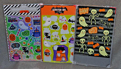 Halloween Stickers NEW Spooky Holographic, Glow in Dark, Scratch Off, Glitter